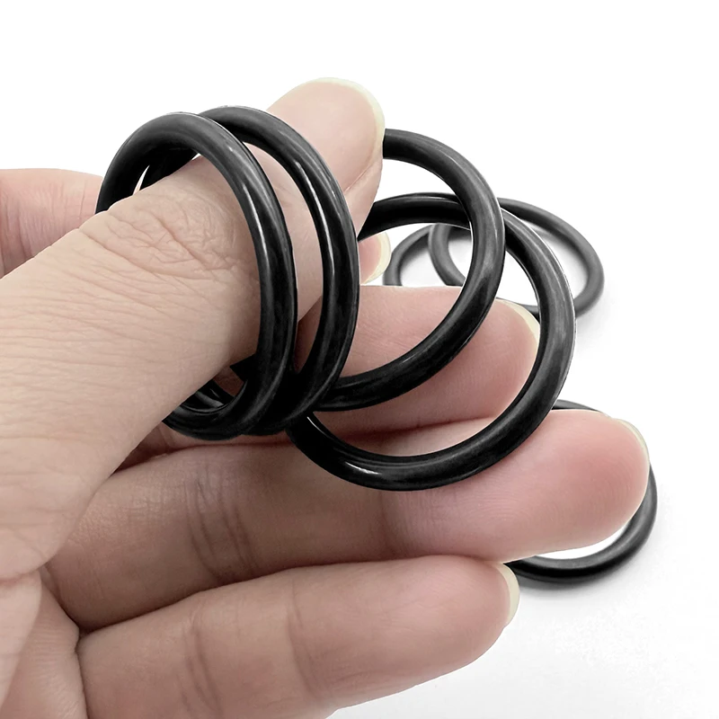 20/100Pcs Black NBR O Ring CS0.5mm ID0.5~40mm Wear Resistant Gasket Washer for Car Air Condition Faucet Pressure Plumbing Repair
