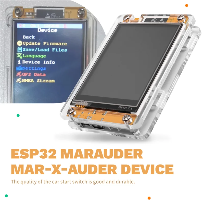 شعبية ESP32 Marauder CYD Marauder مع GPS Wi-Fi Bluetooth أداة هجومية ودفاحية #1