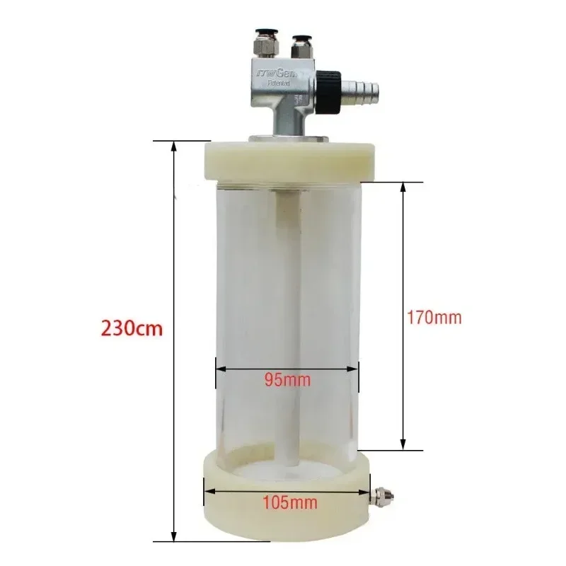 Чашка бункера для флюидизации (1 л) с насосом IG02 для системы машины для порошкового покрытия