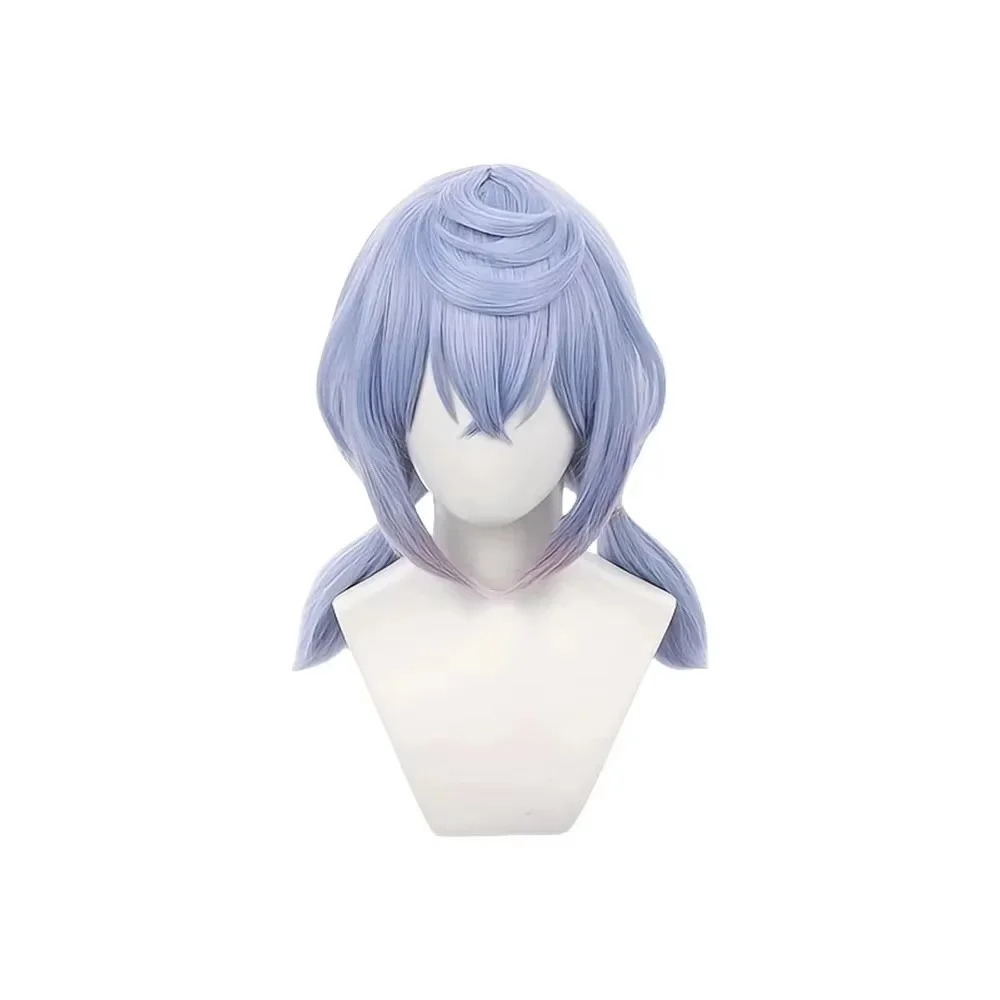 

Синтетические волосы Sigewinne Genshin Impact Светло-фиолетовые ролевые игры Аниме Косплей Парик Реквизит