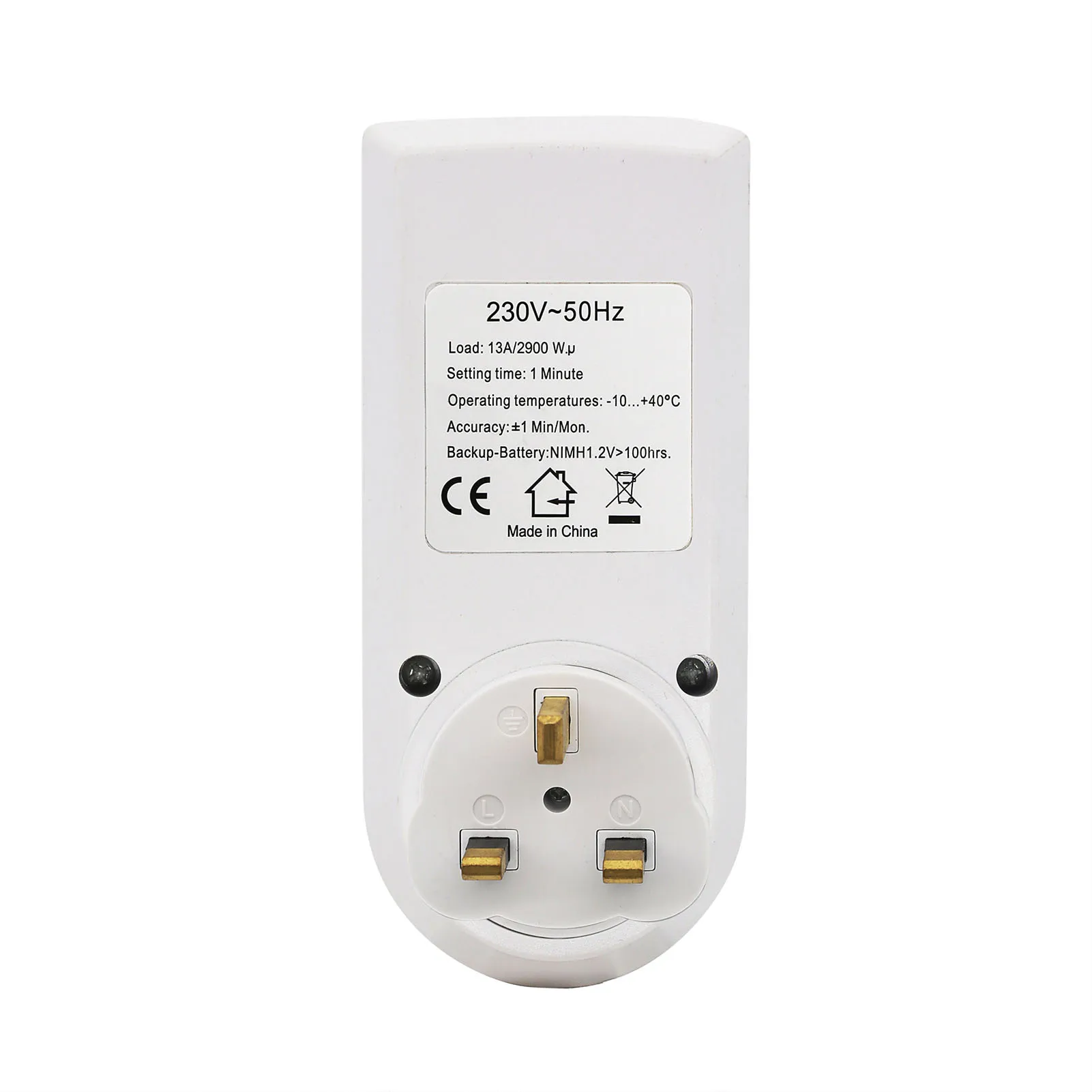 Digital Timer Switch Socket Digital Electronic Timer Switch LCD Display Plug in Programmable Time Switch Energy