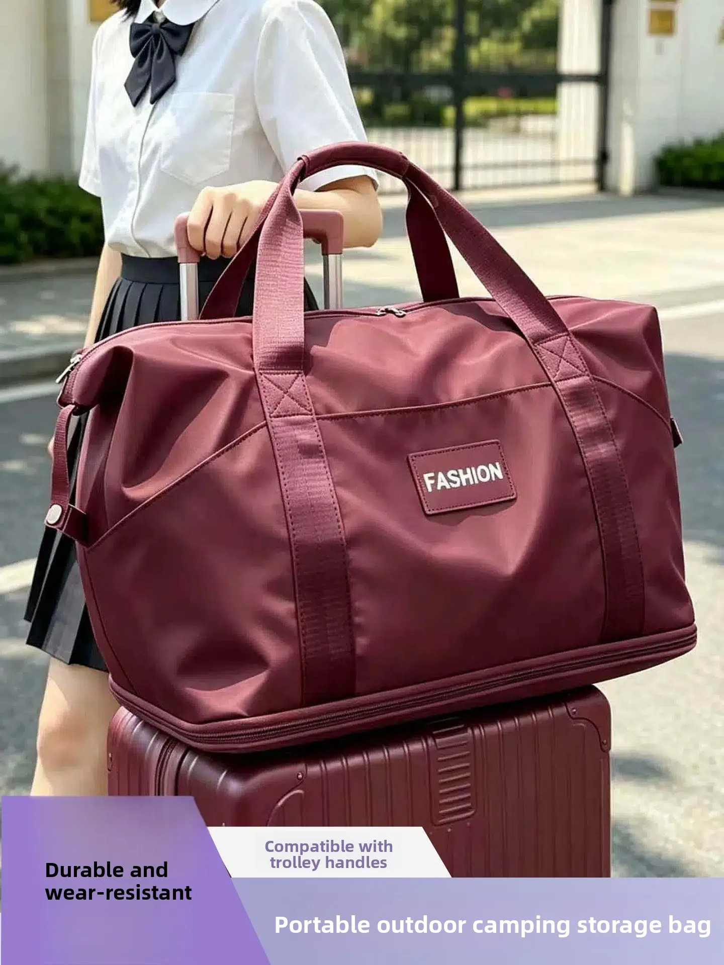 韓国ファッション短期旅行トラベルバッグ大容量軽量スポーツトラベルバッグマタニティバッグ収納バッグ青少年旅行用