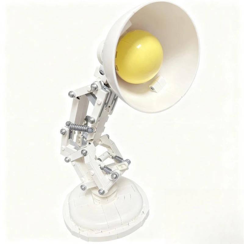 MINISO 613 قطعة أفكار 21357 ديزني لمبة مكتب اللبنات ديكور المنزل الطوب مجموعة لعب للطفل عيد الميلاد هدية عيد ميلاد