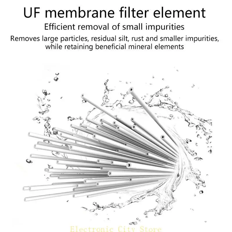 Waterfilterstro herbruikbaar 0,01 micron overlevingswaterzuivering snel stroming hu8d