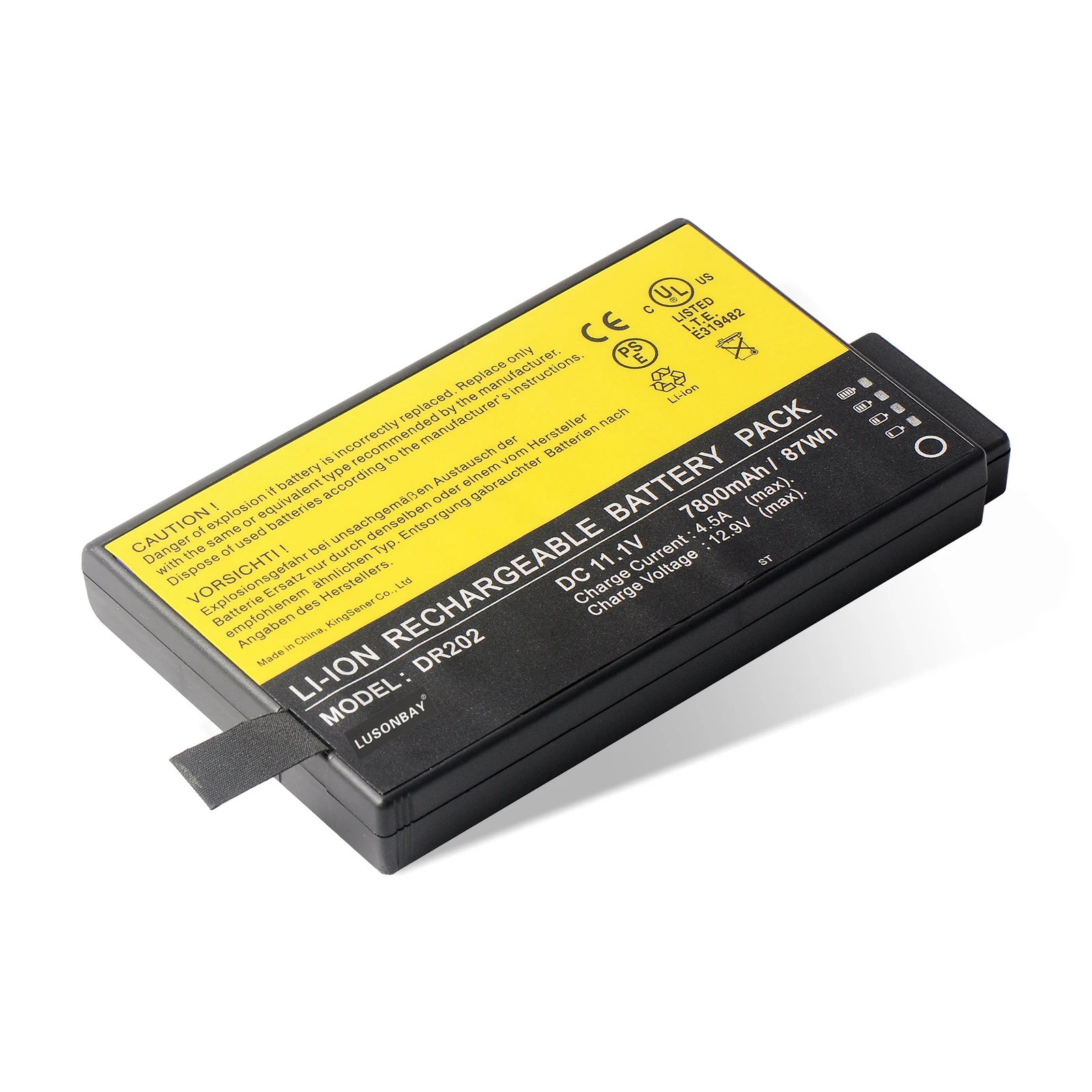 LUNSONBAY DR202 10.8V 7800mAh Battery For DR202i DR202S BP-LC2600 BP-PL2900 202S-20 338911120061 441847500001