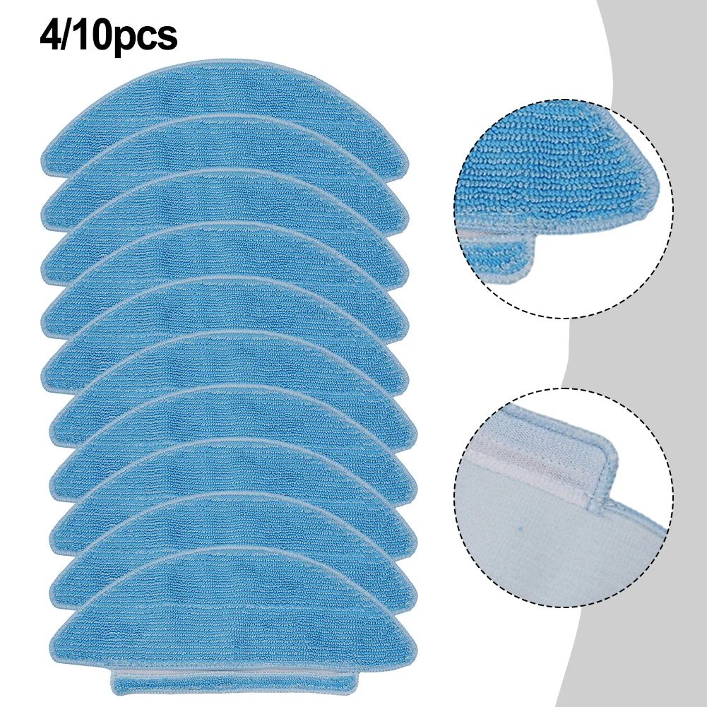 CRV0009 طقم قماش ممسحة بديلة للتنظيف اليومي 10 قطع سهلة التركيب أرضيات صحية قماش ممسحة طويلة الأمد