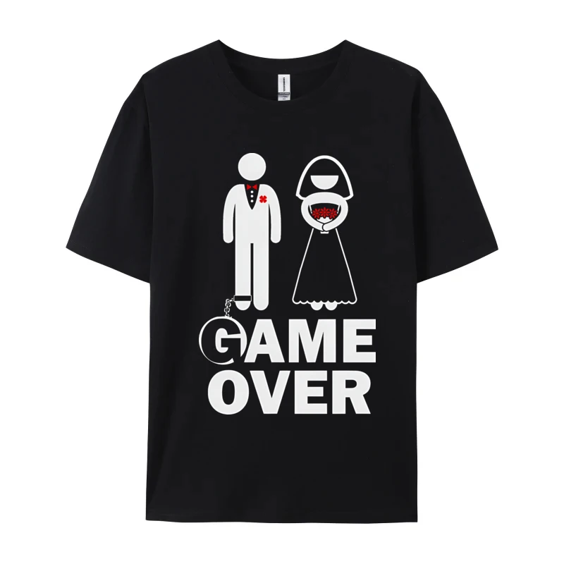 Marriage Game Over Shirt Cute Funny T-Shirt Cosie Young T Shirt Hot Sale Cotton Tops Shirt New Design