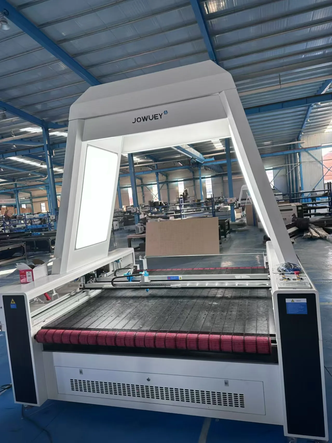 Large Format CO2 Laser Cutting Machine with CCD RD Controller Auto Feeding Table for Fabric Roll 1610 1810 1813 1814 60W 80W 100