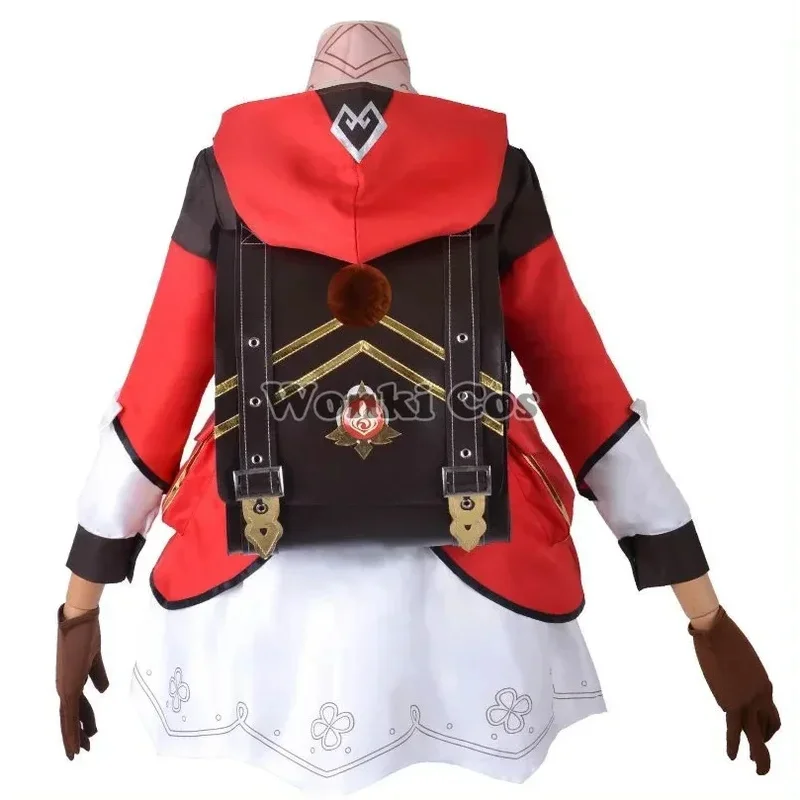 25cosgame-impact-klee-costume-cosplay-parrucca-con-cappello-set-completo-carino-loli-vestito-klee-dodoco-zaino-borsa-per-bambini-cosplay