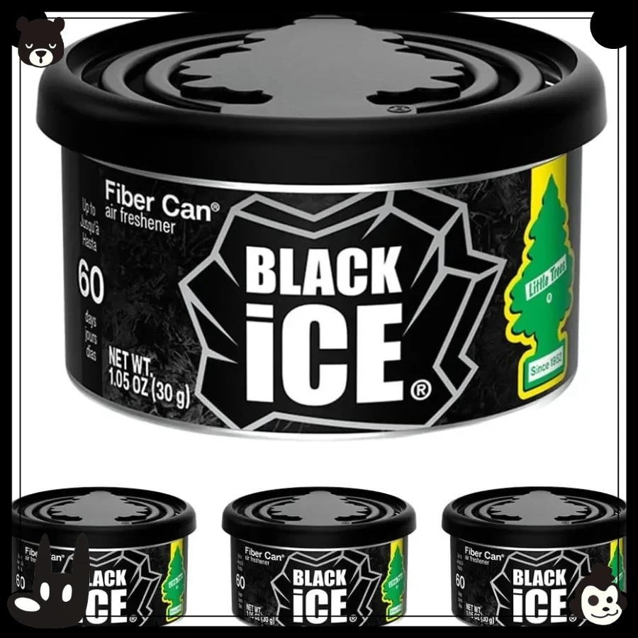 車用芳香剤 |   ファイバーキャンドルは車や家に長続きする香りを提供します |   再生繊維 |   ブラックアイス、4本入り
