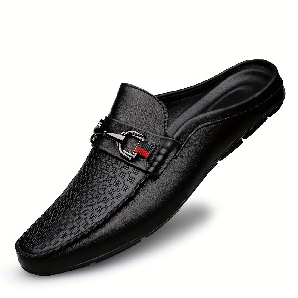Men's Heelless Casual Shoes - Men's Retro Style, Breathable and Lightweight, Suitable for Indoor/Outdoor Walking