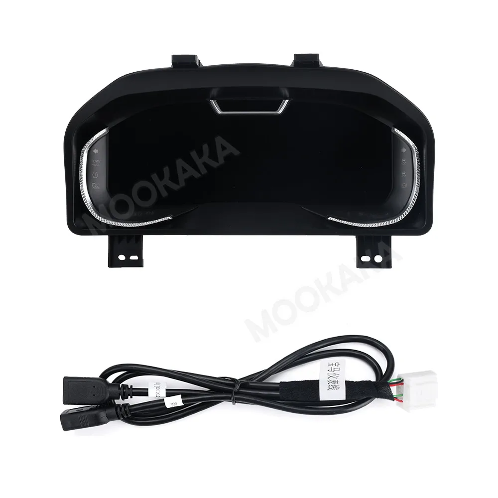 Car LCD Dashboard For Dodge Ram 1500 2500 3500 2013-2018 Panel Digital Cluster Virtual Digital Instrument Cluster Speedometer