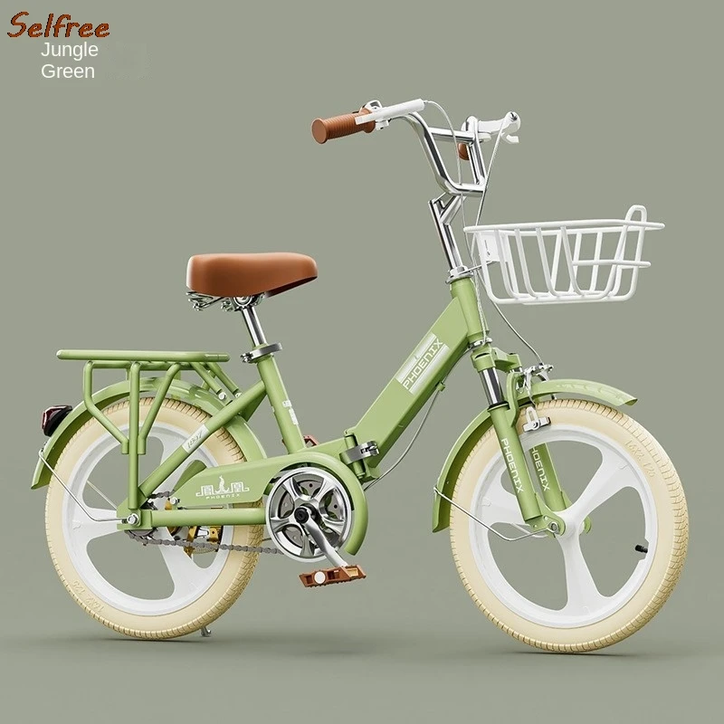 Children's Folding Bicycles Boys Girls Aged 6-12 Years Old Children Aged 18-20 Inches 22 Foot Pedals Elementary School Students