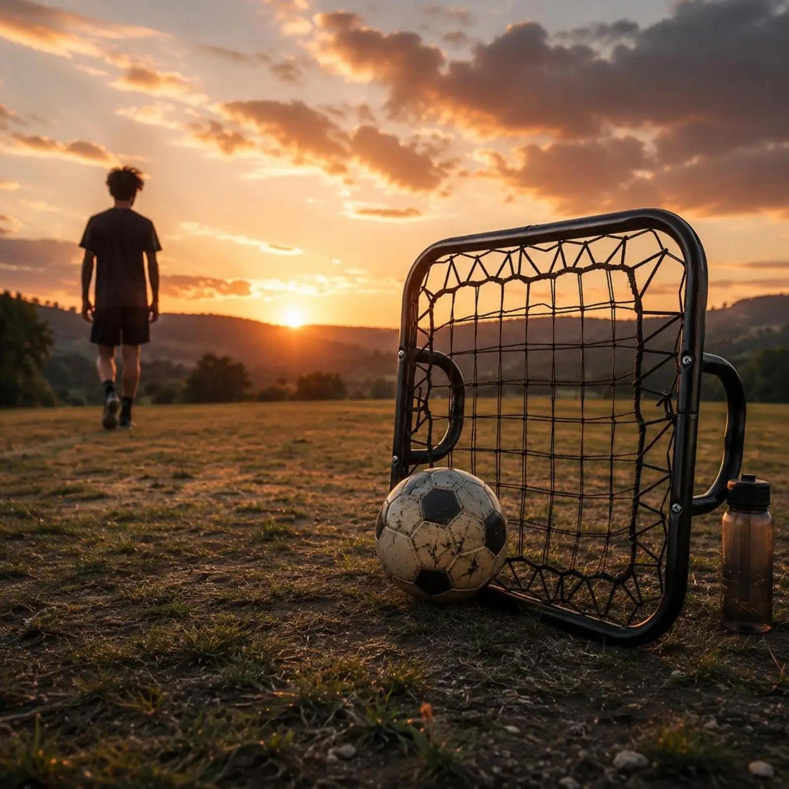 Reaction Training Net Metal Frame Portable Rebounder for Goalkeeper Control Exercises view 6