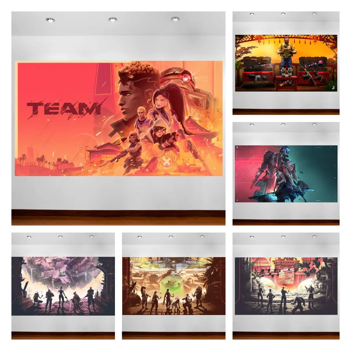 Valorant Poster Video Games HD Poster Canvas Bedroom Wall Painting Living Room Wall Decor Game Room Wall Art Sticker Home Decor