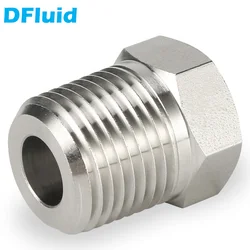 SS316 tuleja redukująca NPT BSP gwint męski na żeński 1/8 