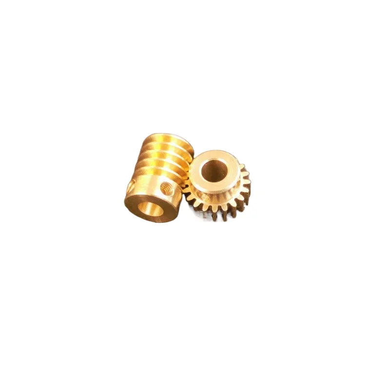For 0.5 modulus, metal brass, worm gear, reduction gear, small modulus 90 degree drive