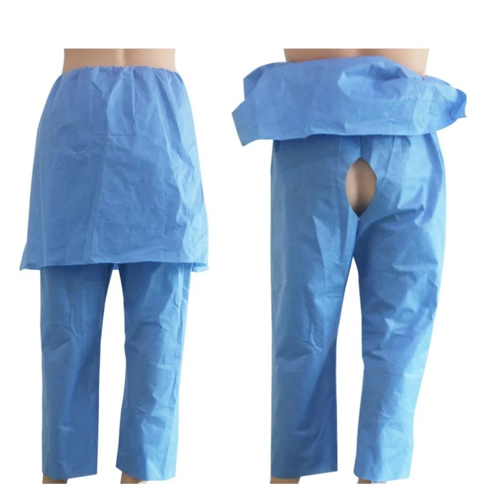 Portable Disposable Colonoscopy Culottes Colonoscopy Pants Breathable Non-Woven Men Women Colonoscopy Pants Soft Comfortable New