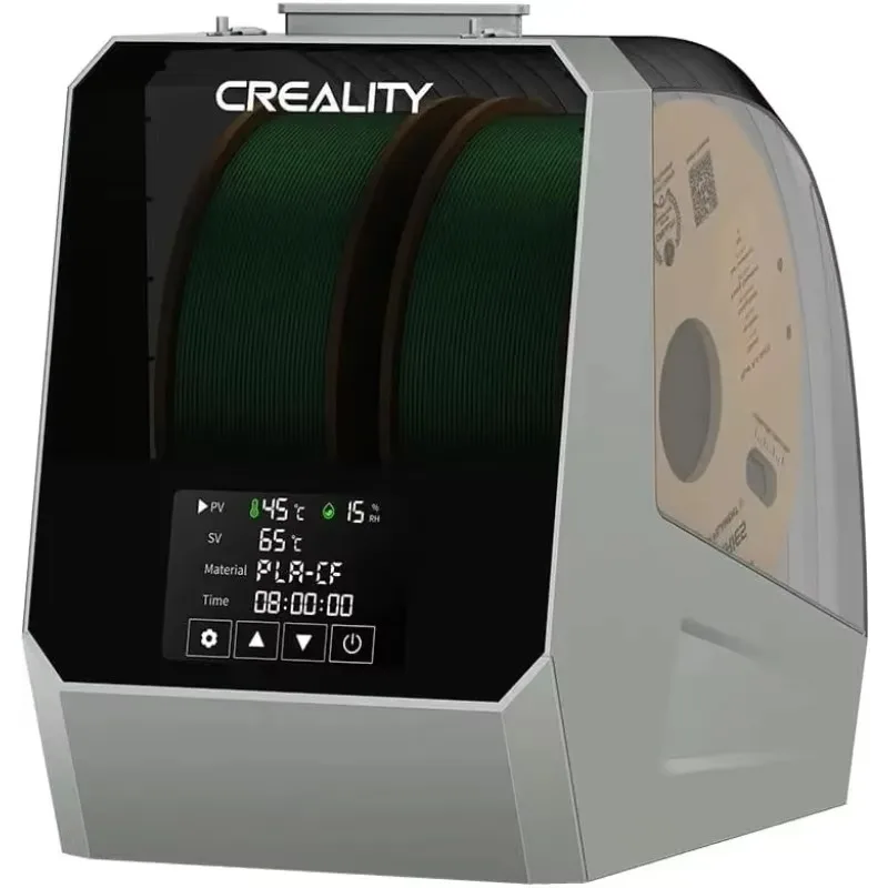 ^For Space Pi Filament Dryer Plus, 2 Spools Filament Storage Box, Double 360° Heating Drying with Fan&Touch Screen, 3D Printer F