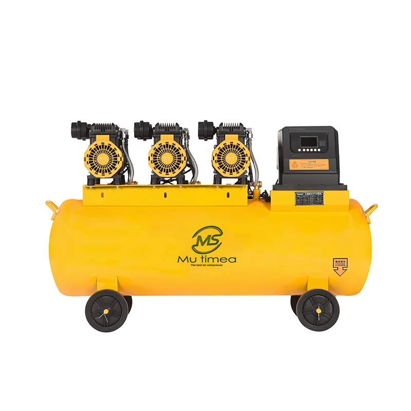 50L Portable Air Compressor for Home Use, 1.1kW/1.5HP, Quiet Operation, Oil-free
