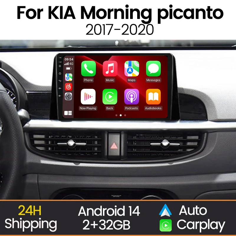 

MEKEDE Android All In One Car Radio Multimedia Player for KIA Morning 3 Picanto 2016-2020 GPS Navgation WIFI Carplay Auto BT