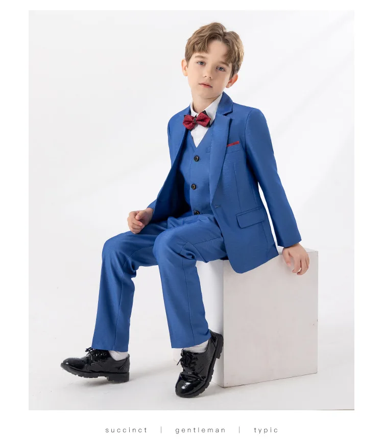 

Распродажа остатков: Детский блестящий костюм-тройка (пиджак, жилет, брюки) для мальчиков, для свадьбы, вечеринки, торжественных мероприятий, нарядный костюм для детей