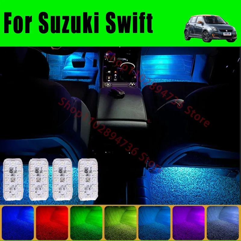 

RGB Footwell Luggage Compartment Car Led HD Seat Lamp For Suzuki Swift Car LED Atmosphere Decorative Lamp