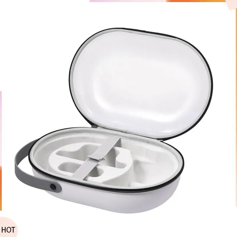 

News Hard Carrying Case Storage Bag For Vision Pro With Transparent Outer Shell, VR Headset Travel Protective Case Waterproof