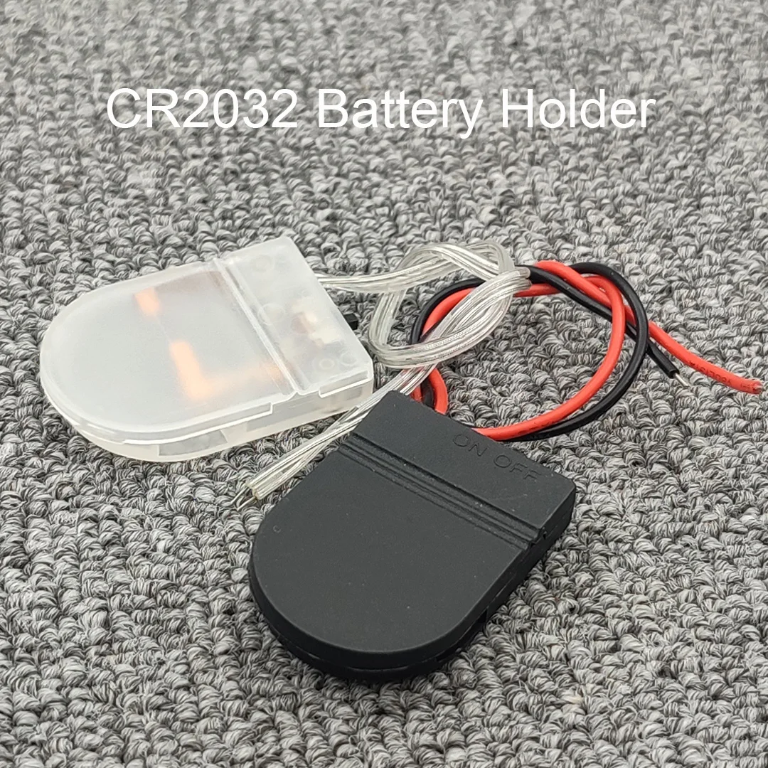 CR2032 Button Coin Box CR2032 Battery Holder CR2032 Case With ON-OFF Switch 3V battery Storage Box