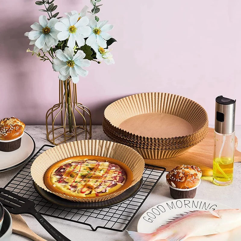 Air Fryer Special Paper,Oiled Paper Plate Paper Cups Round Oil Absorbing Sheets Food Packing Paper,Paper For Cake Pan