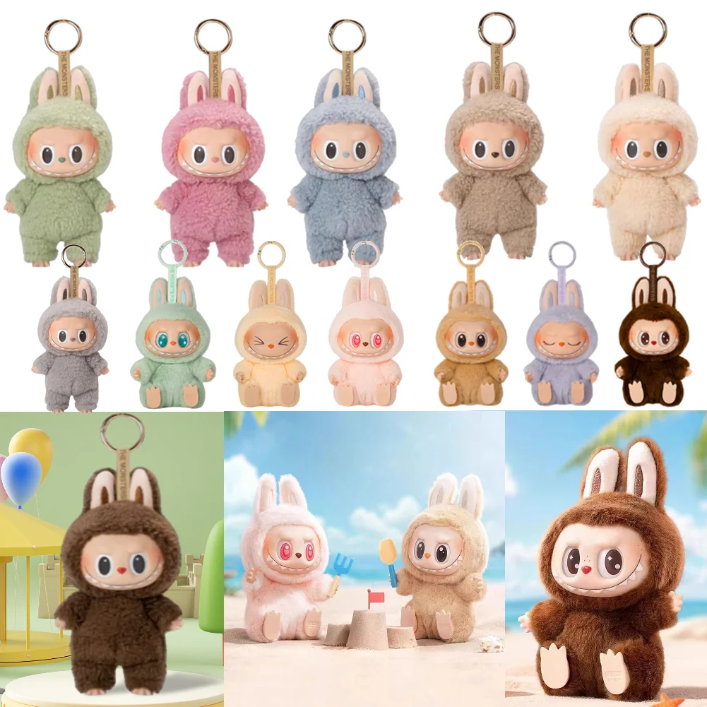 Cute Labu bu Plush Monster Toy Creative Kawaii Cartoon Backpack Pendant Decor Plush Doll For Car Keychain Ornamental Gifts