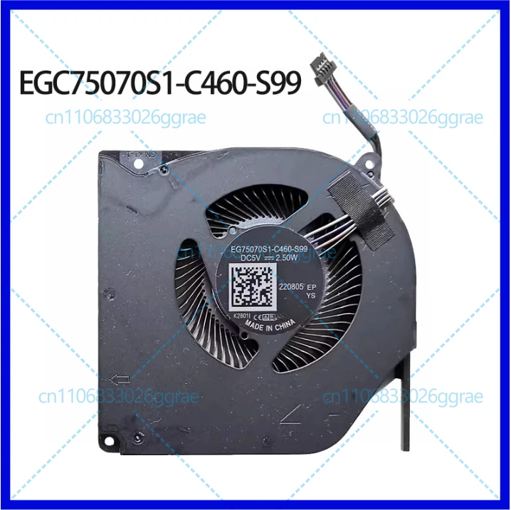 New laptop CPU cooling fan Cooler Notebook PC for MECHREVO X8Ti Plus MACHENIKE T90 PLUS GK7CP7S RTX EG75070S1-C460-S99