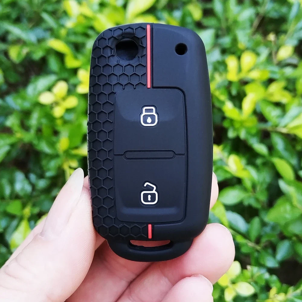 

2 Buttons For VW Volkswagen MK4 Bora Golf 4 5 6 Jetta Passat Polo Bora Touran Skoda Seat HOT Car Key Case Cover Shell Fob