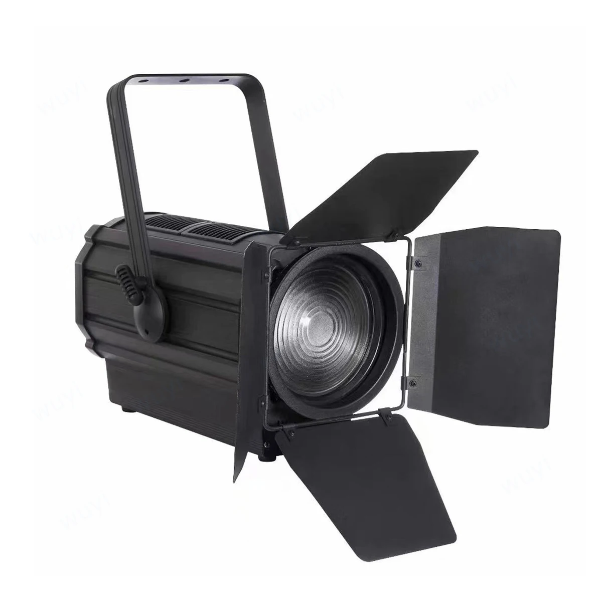 Imagem -05 - Manual Zoom Led Fresnel Lens Spotlight Branco Quente Frio Luz de Superfície de Audiência para Estúdio Teatro de Casamento 200w Profissional