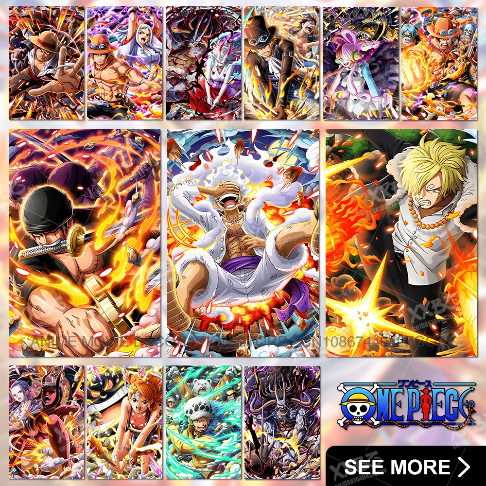 

ONE PIECE Anime Poster Sabo Home Decor Wall Art Roronoa Zoro Painting Portgas D. Ace Canvas Pictures Monkey D. Luffy Wallpaper