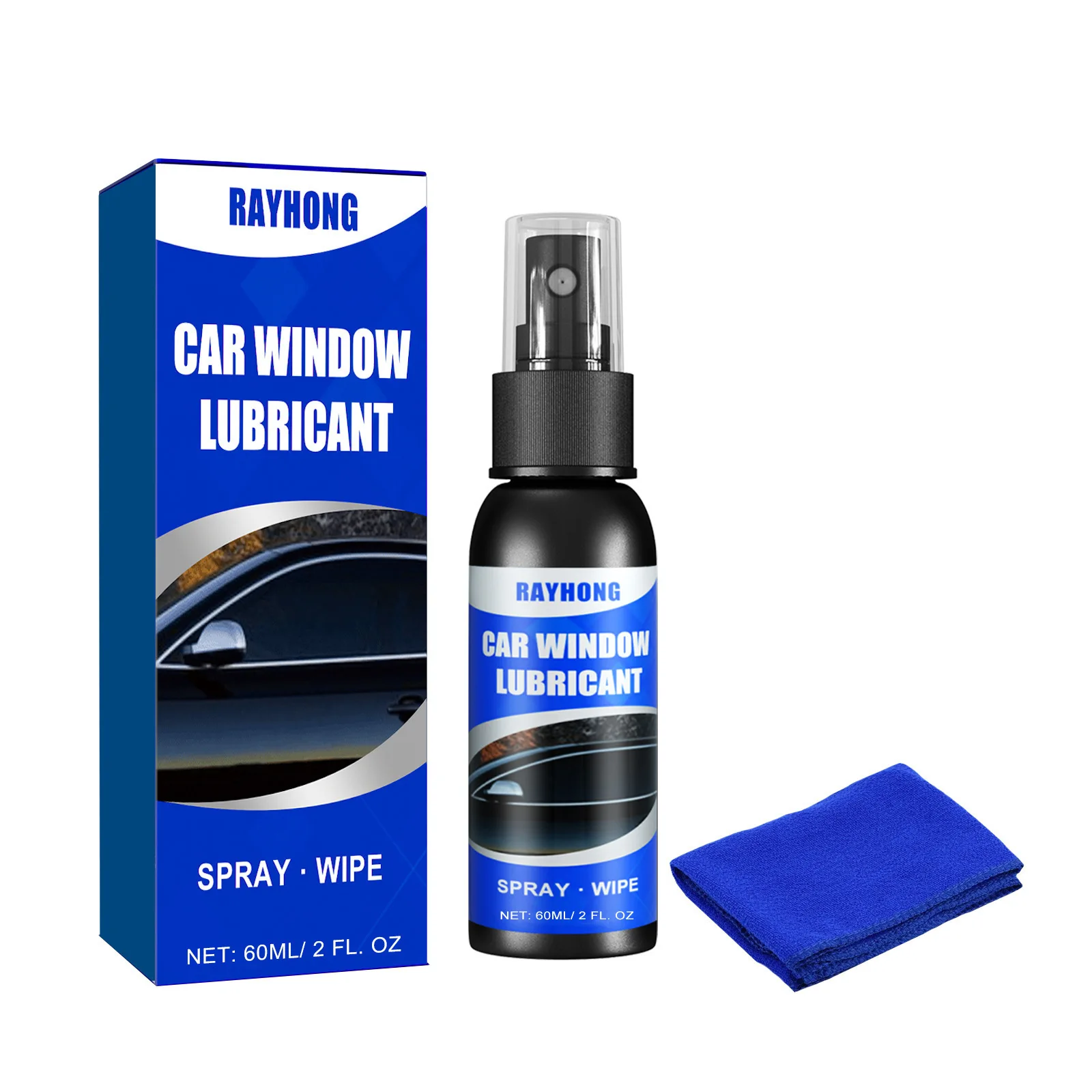 Borracha Lubrificante para Janelas, Tira para Porta, Manutenção Suavizante para Carro, Elimina Ruído, Produtos Universal Car, 60ml