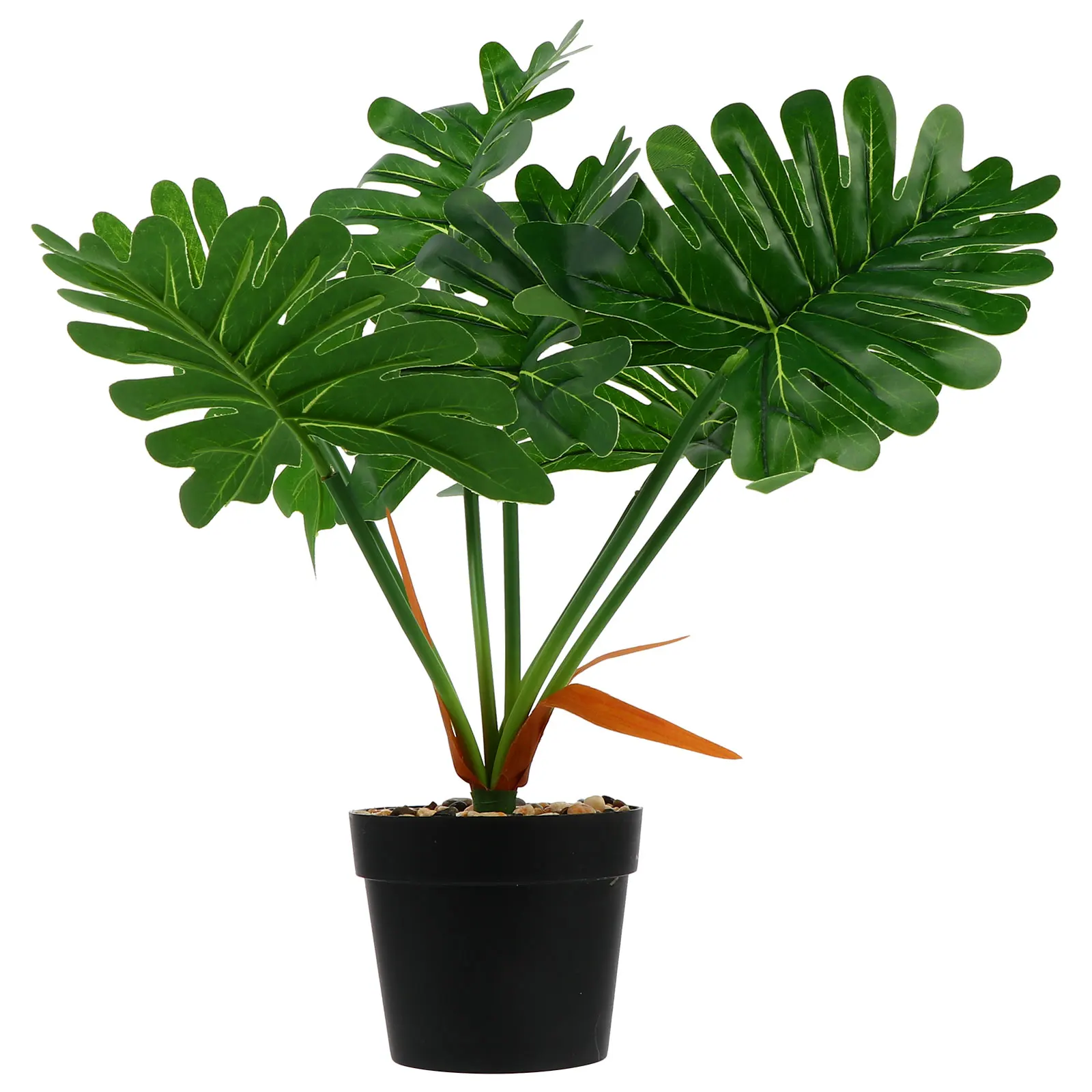 

Artificial Potted Plant Mini Artificial Plants Decor Green Faux Indoor Bonsai Desktop nament Lifelike Exquisite Craftsmanship