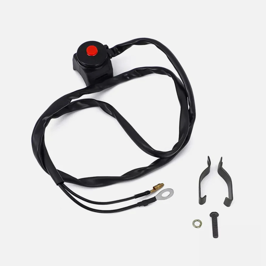 Motorcycle Engine Shutdown Switch Universal Red Button Controller For Suzuki DR DRZ