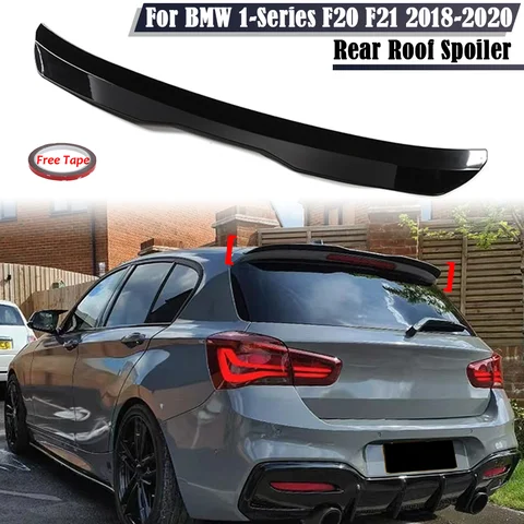 BMW 1 시리즈 F20 F21 116i 120i 118i M135i 2018 2019 2020 해치백 리어 트렁크 립 리어 루프 스포일러 윙 바디 자동차 액세서리