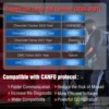 THINKCAR ThinkScan Max 2 Outils de diagnostic Système complet Soutenir CANFD Pour GM 2023 AF DPF IMMO 28 Réinitialiser Codage de l'ECU Analyseur OBD2 outils de diagnostic auto valise diagnostique automobile 2