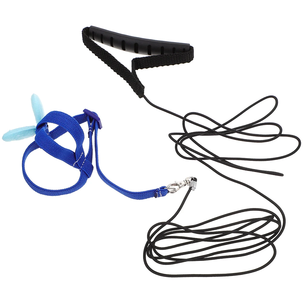 

Parrot Flying Rope Bird Harness Wear Resistant Adjustable Outdoor Leash Reusable Elastic Daily Use Pet Toy Safe Material