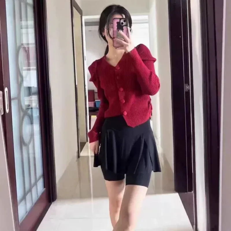 Fake Two Items Shorts Women Big Size Shorts with Pocket Gym Trainning Running Yoga Shorts Stretchy Cycling Three Point Pants