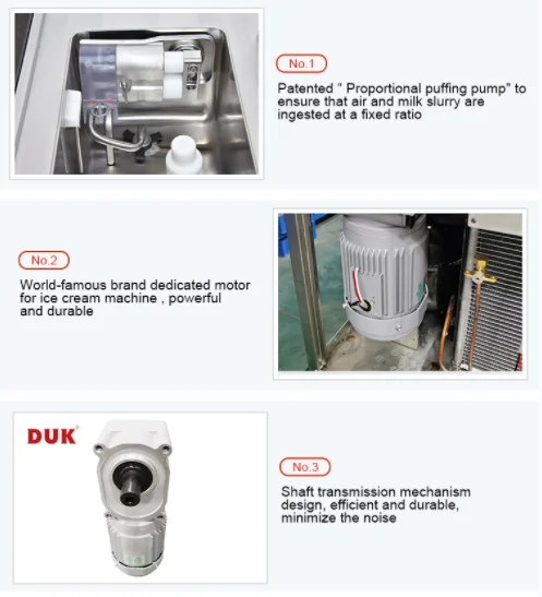 CE ETL Certificated Tabletop Single Flavors Soft Ice Cream Machine Gelato Maker Soft Serve