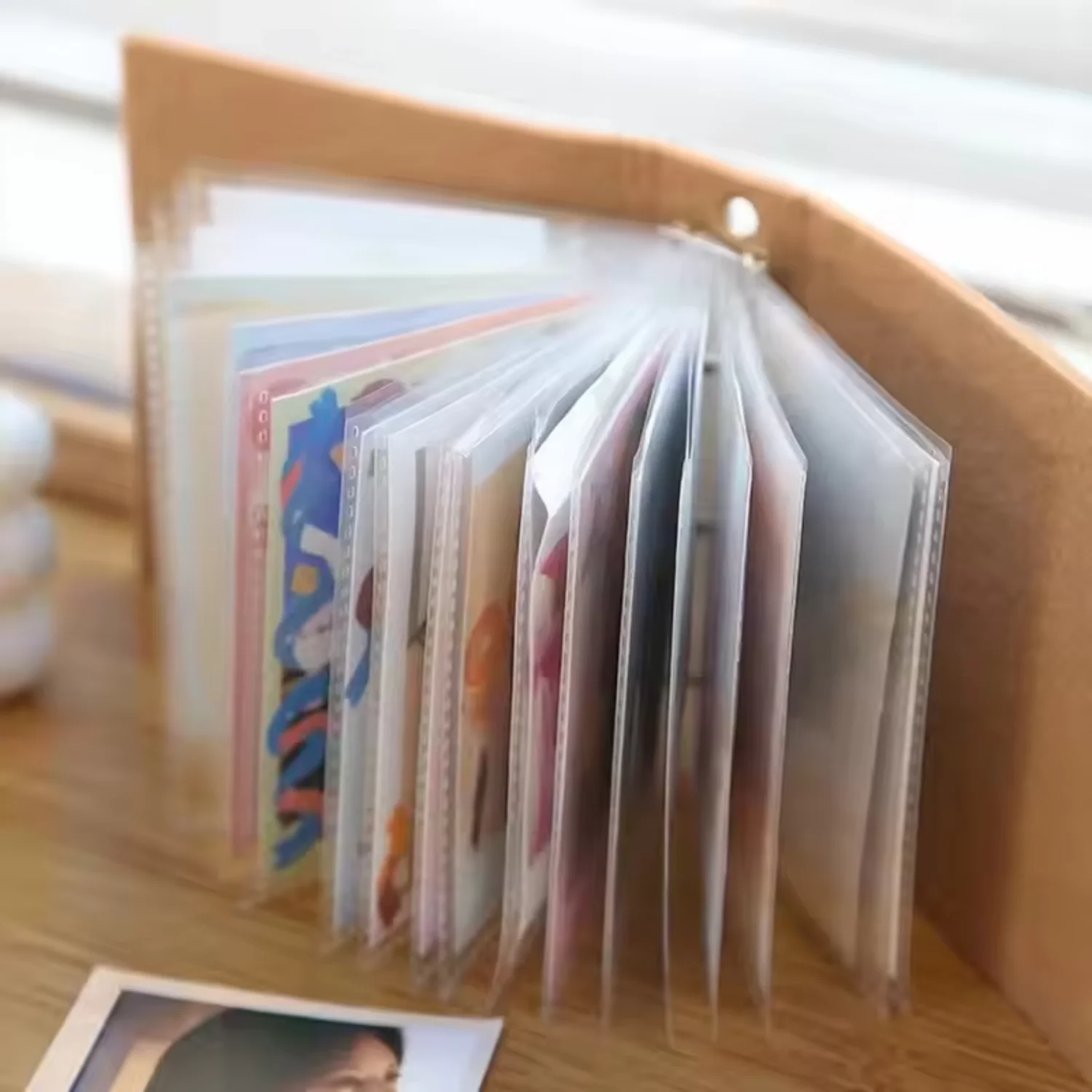 Small photo album 3 Inch Kpop photocard binder 2x3 card holder portable for Instax  mini photo album book