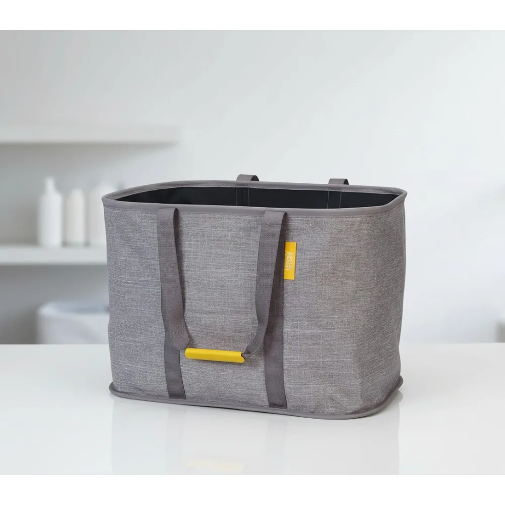 

Collapsible 55L Laundry Basket Bag, Durable Moisture-Resistant Fabric, Foldable Storage for Home & Travel