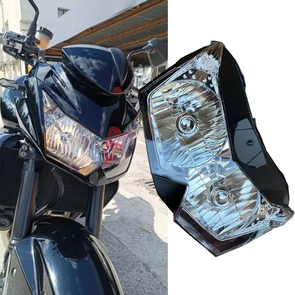 

Для Kawasaki Z 1000 2007 2008 2009 Z1000 фара в сборе мотоцикла передняя фара защитная крышка лампы Z-1000 аксессуары