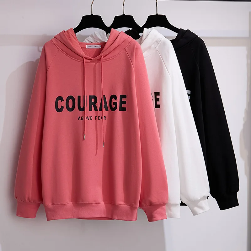 

100/175kg 7XL Extra Large Big Size Women Clothing Casual Loose Show Thin Women Pullovers 150/170cm Chest Women Hooded Sweatshirt