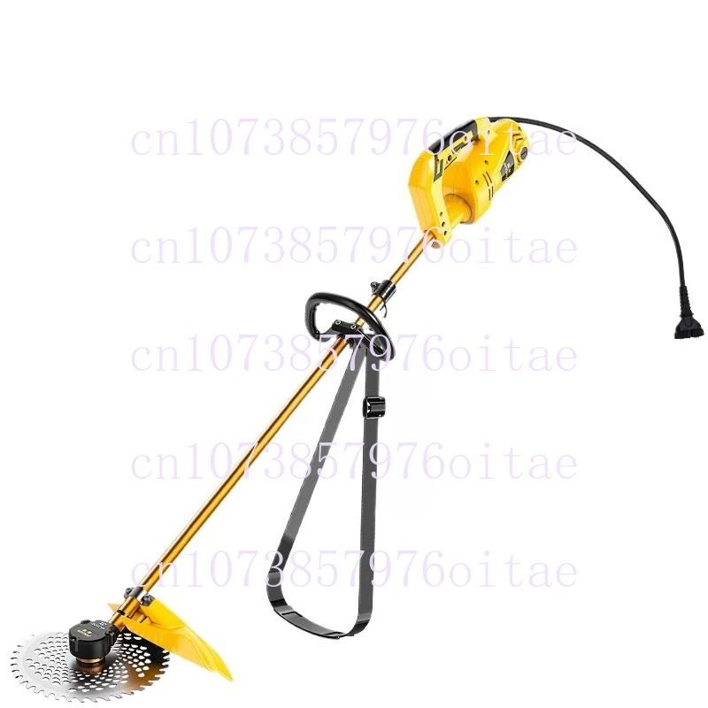

220V High Power Lawn Mower AC Plug-in Household Lawn Weeding Electric Grass Trimmer Garden Grass Cutter