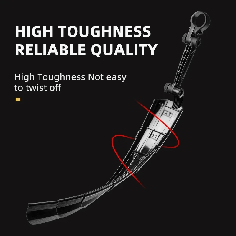 ROCKBROS Bike Fenders Bicycle Mudguard Lengthen Front/Rear Wheel Universal Mudguard Durable Quick Release Cycling Accessories