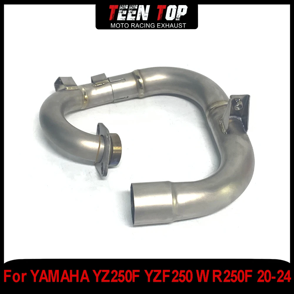 

Motorcycle Escape Exhaust Header Connection Pipe For YAMAHA YZ250F YZF 250 Exhaust Elbow Titanium Alloy WR250F 2020-2024